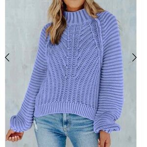 Free People Sweetheart 💕 chunky-knit sweater